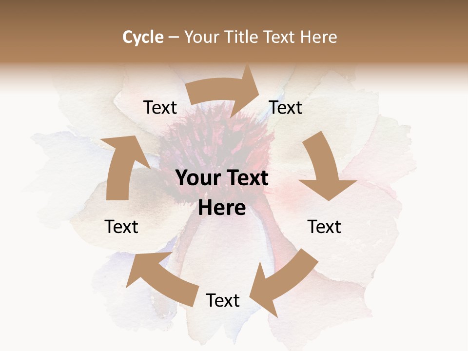 Decoration Flower Abstract PowerPoint Template