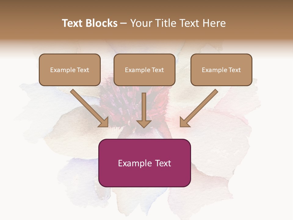 Decoration Flower Abstract PowerPoint Template
