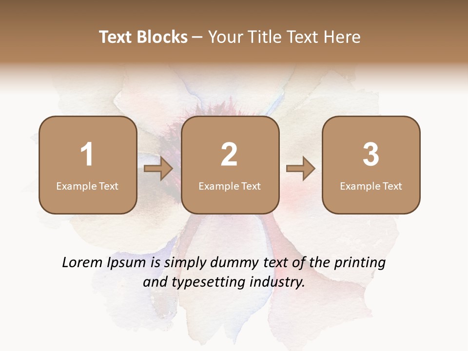 Decoration Flower Abstract PowerPoint Template