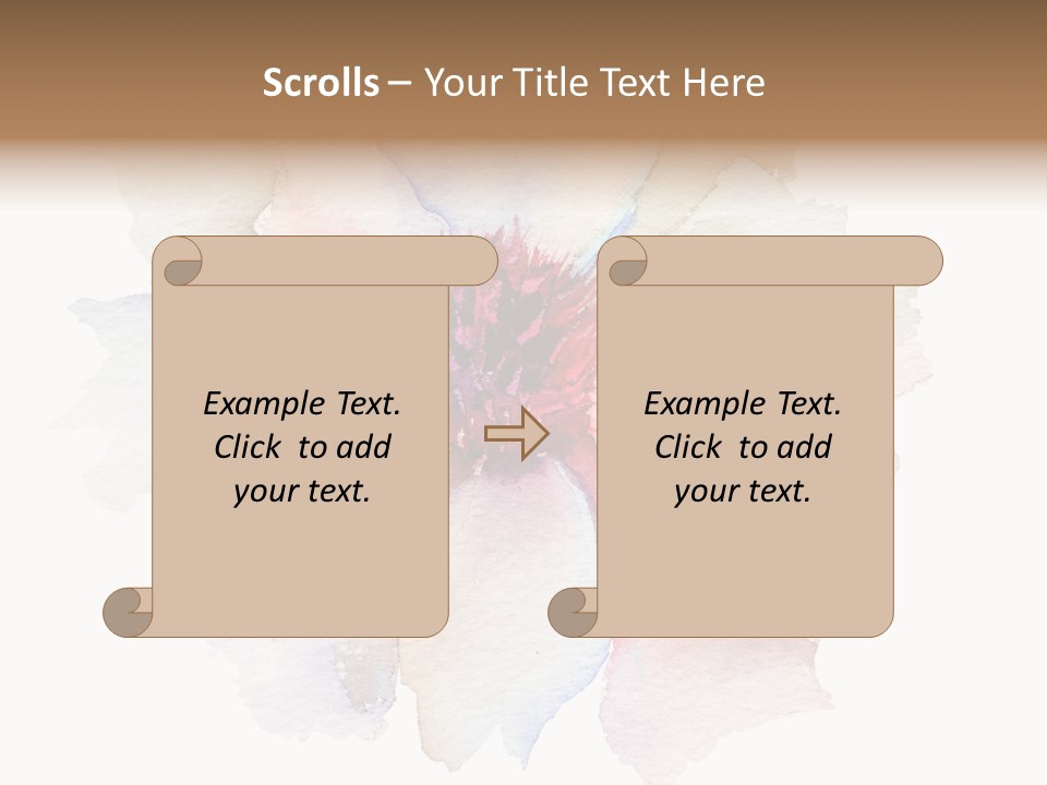 Decoration Flower Abstract PowerPoint Template