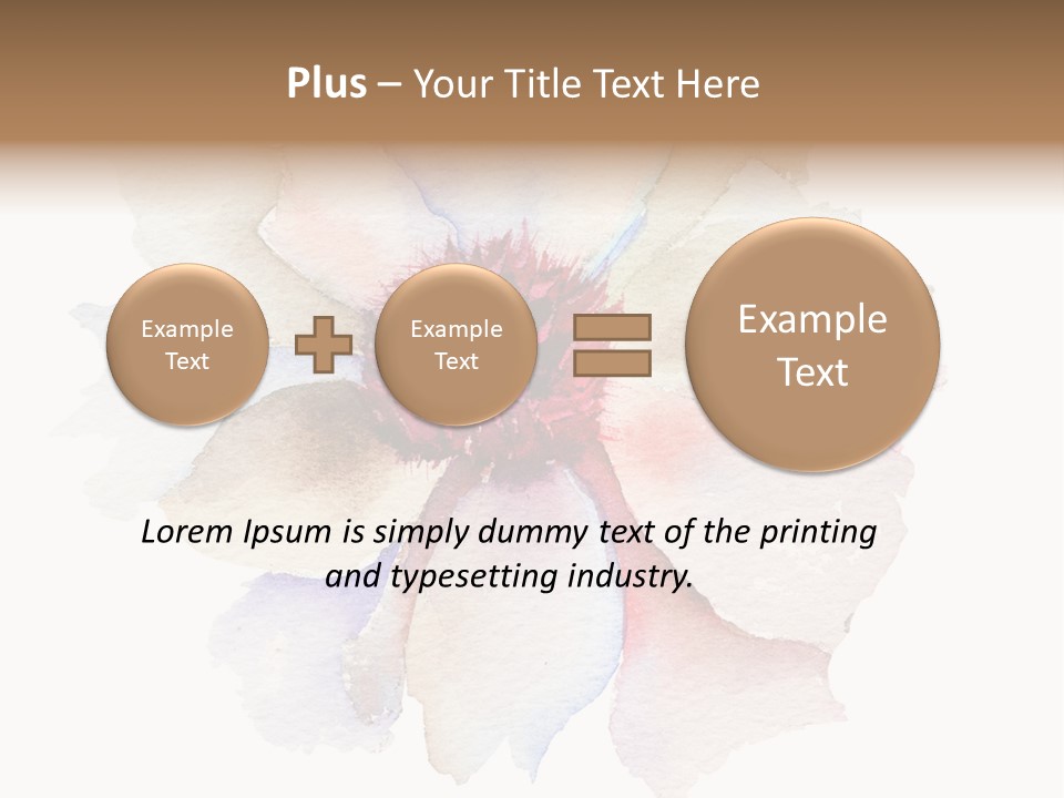 Decoration Flower Abstract PowerPoint Template