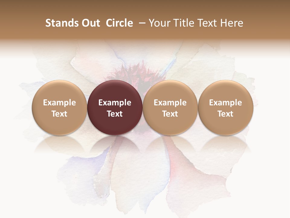 Decoration Flower Abstract PowerPoint Template