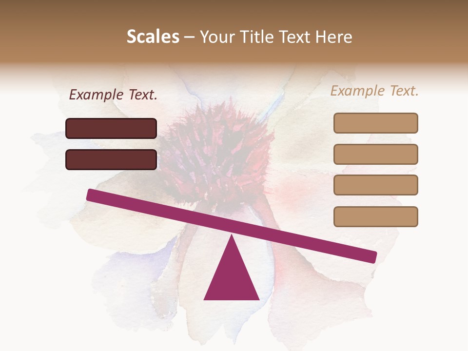 Decoration Flower Abstract PowerPoint Template