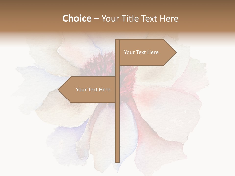 Decoration Flower Abstract PowerPoint Template