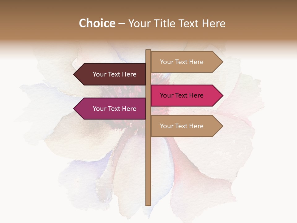 Decoration Flower Abstract PowerPoint Template