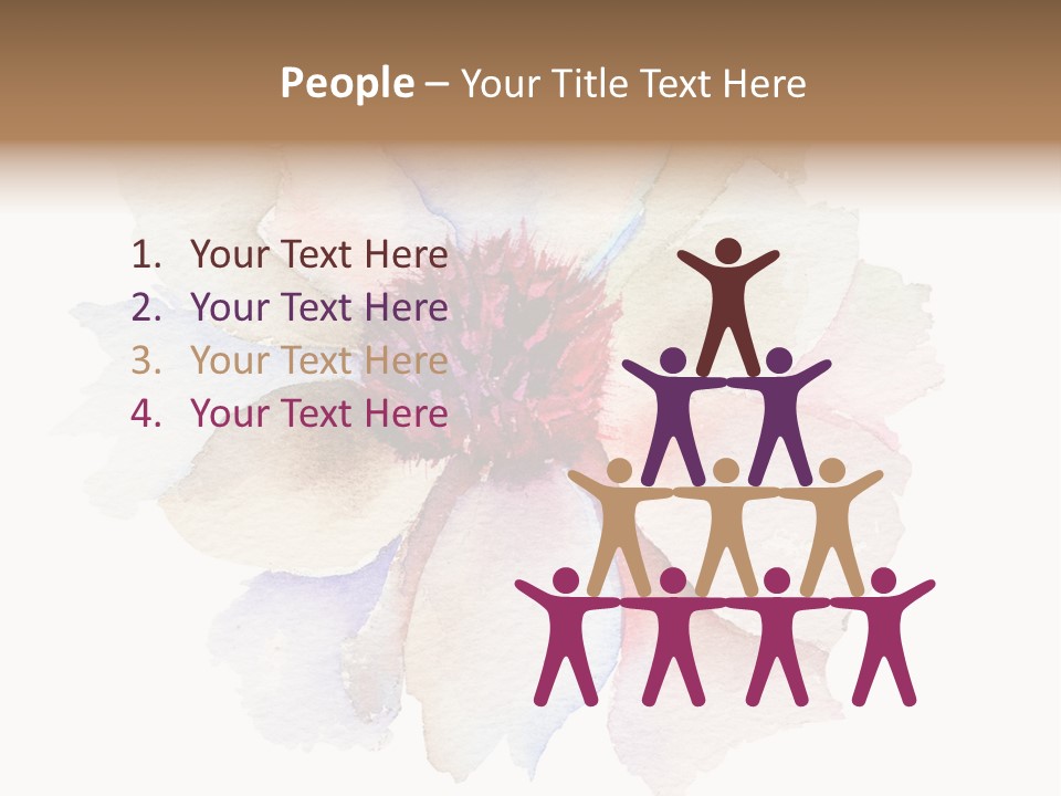 Decoration Flower Abstract PowerPoint Template