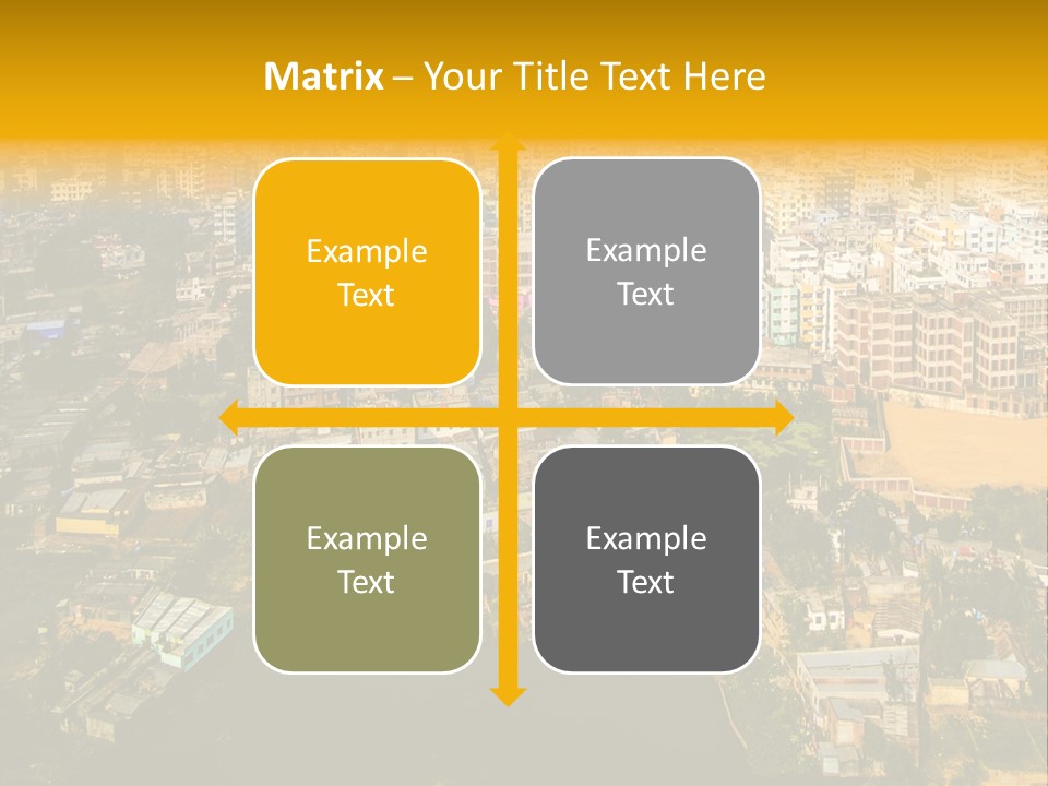 Outdoor Day Town PowerPoint Template