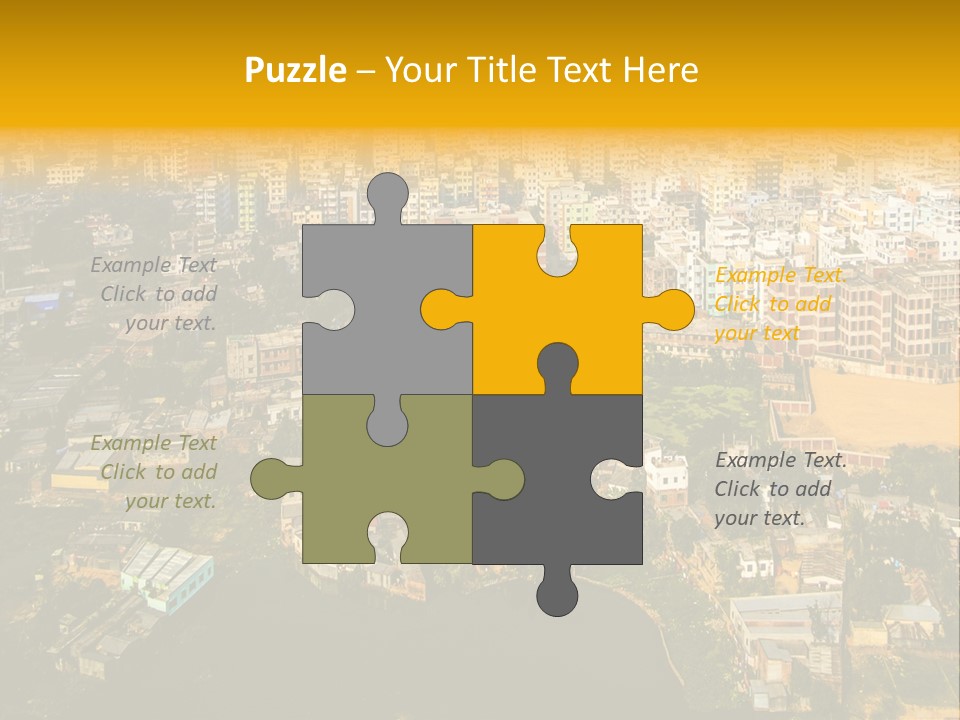 Outdoor Day Town PowerPoint Template