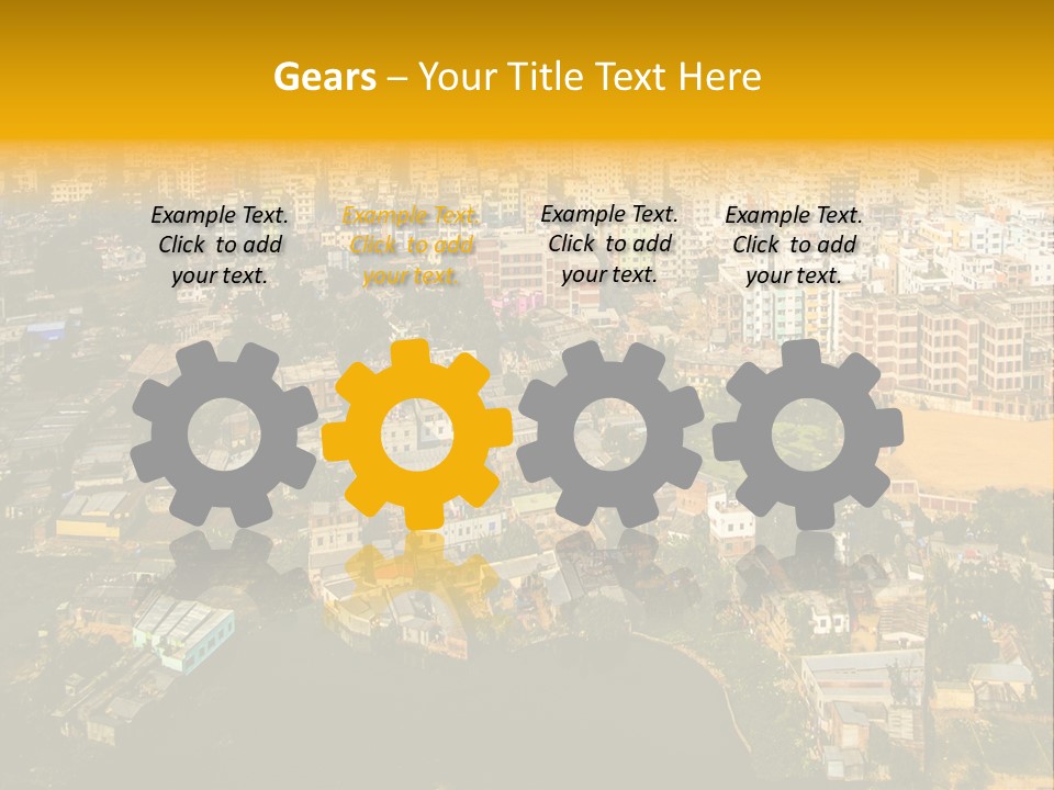 Outdoor Day Town PowerPoint Template