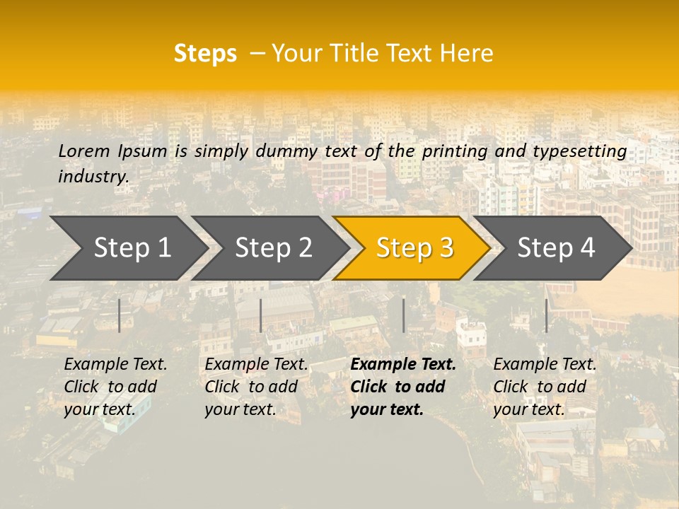 Outdoor Day Town PowerPoint Template
