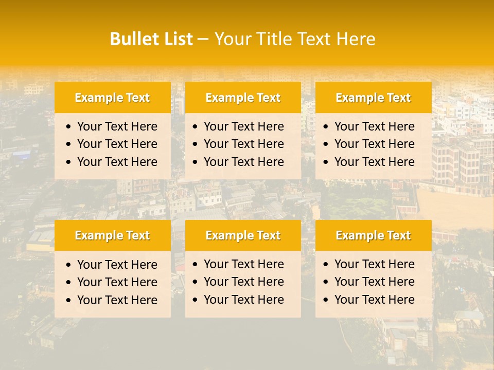 Outdoor Day Town PowerPoint Template