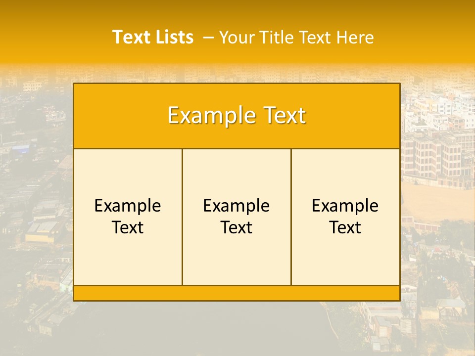 Outdoor Day Town PowerPoint Template