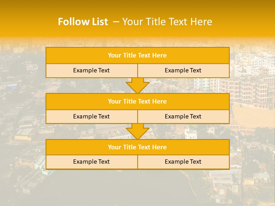 Outdoor Day Town PowerPoint Template
