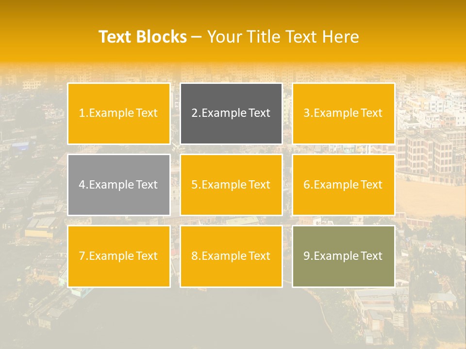 Outdoor Day Town PowerPoint Template