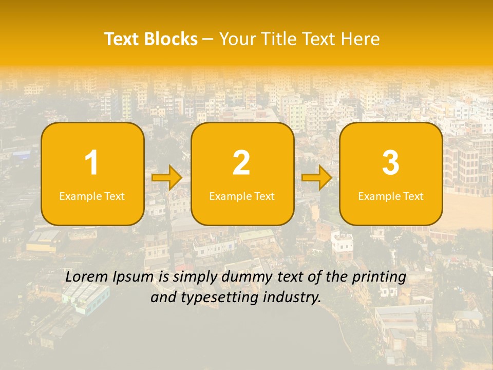 Outdoor Day Town PowerPoint Template