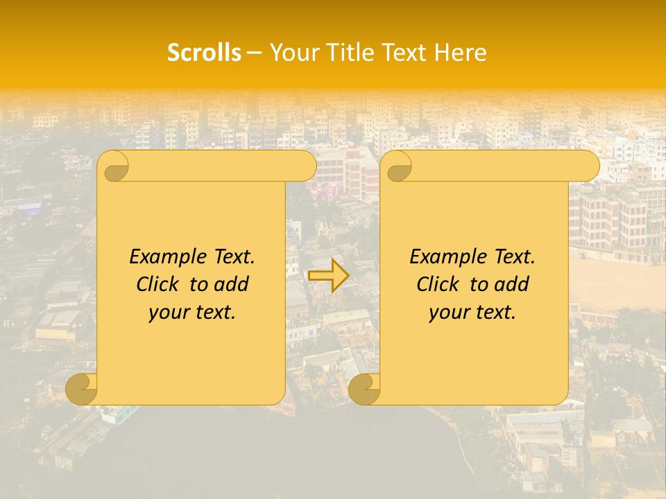 Outdoor Day Town PowerPoint Template