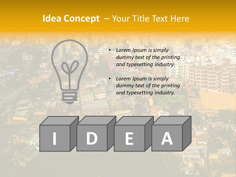 Outdoor Day Town PowerPoint Template