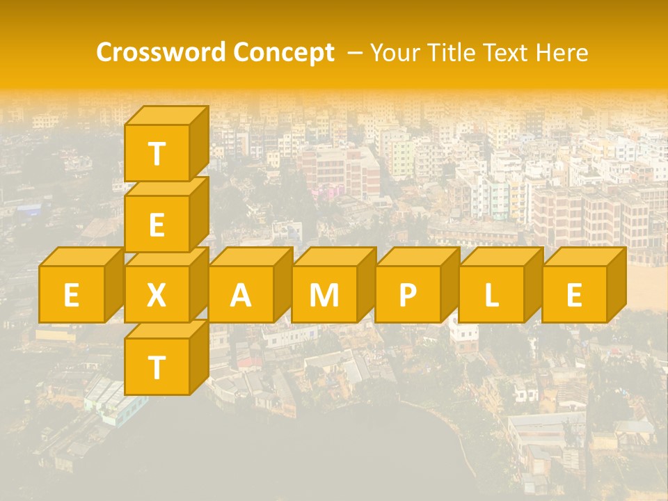 Outdoor Day Town PowerPoint Template