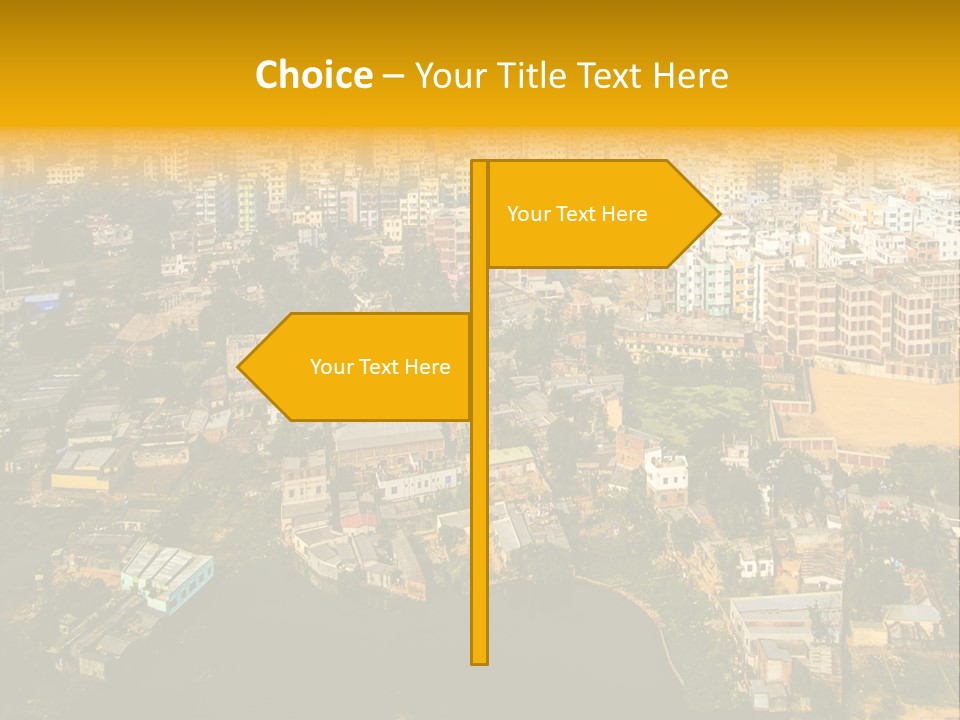 Outdoor Day Town PowerPoint Template