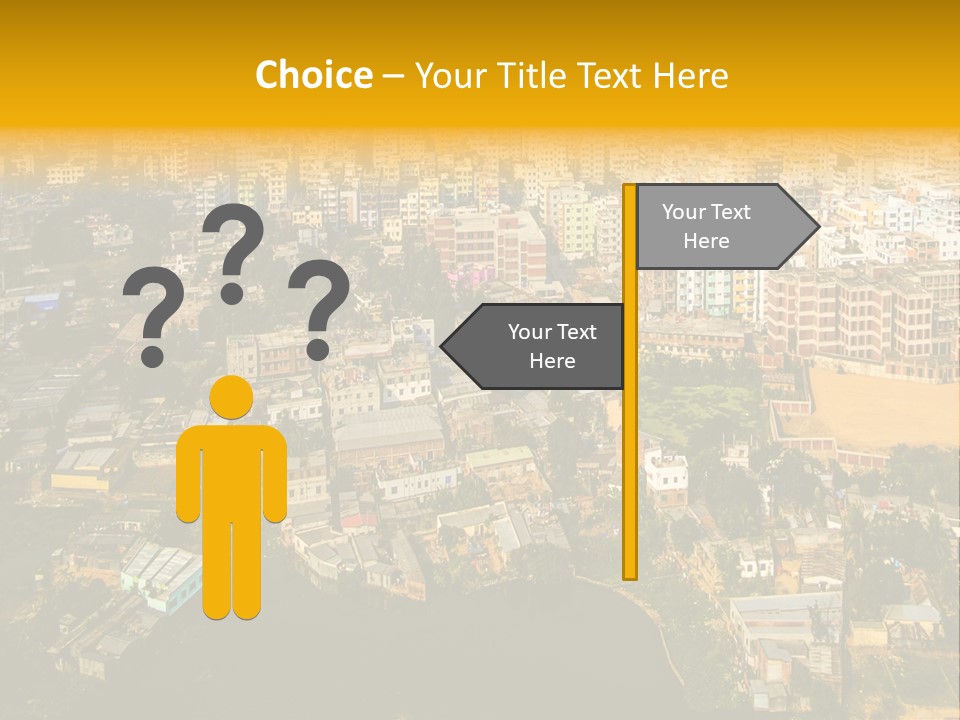 Outdoor Day Town PowerPoint Template