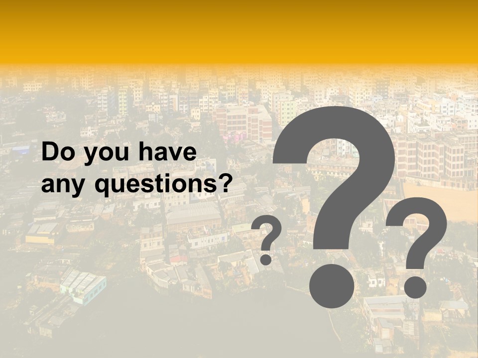 Outdoor Day Town PowerPoint Template