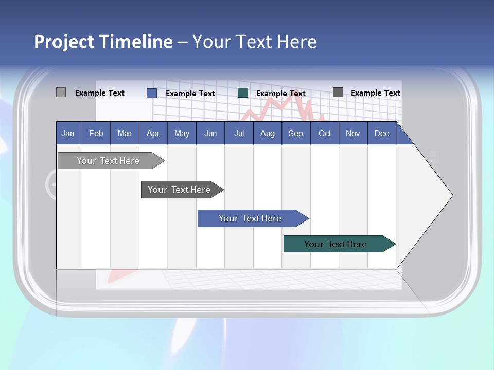 Decay Arrow Falling PowerPoint Template