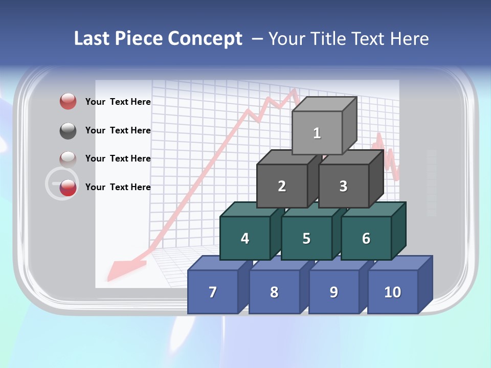 Decay Arrow Falling PowerPoint Template
