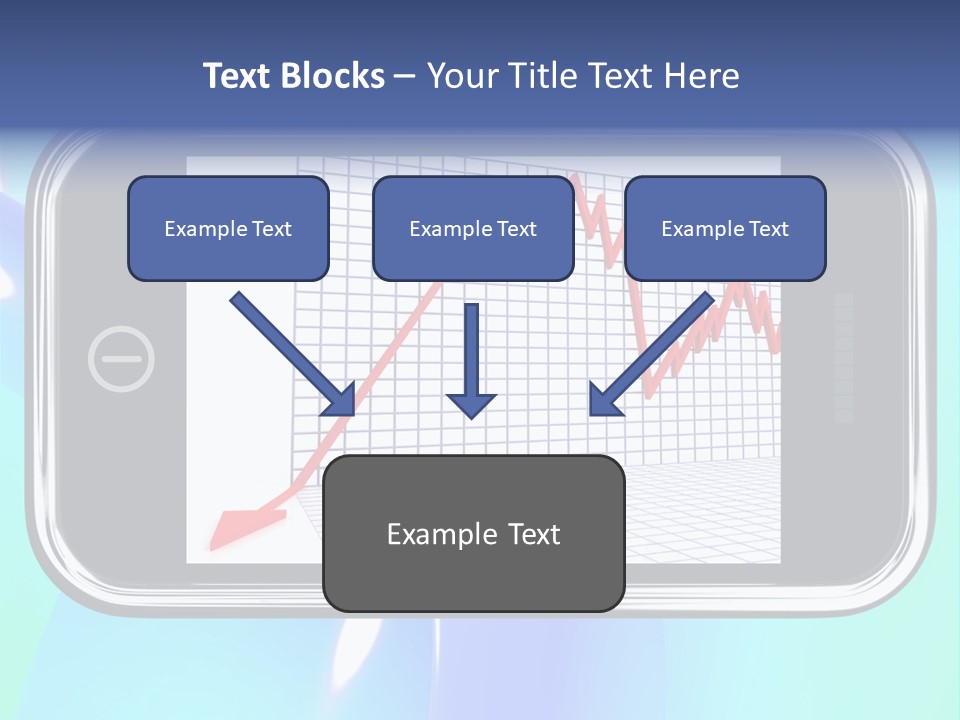 Decay Arrow Falling PowerPoint Template