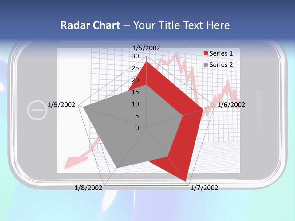 Decay Arrow Falling PowerPoint Template