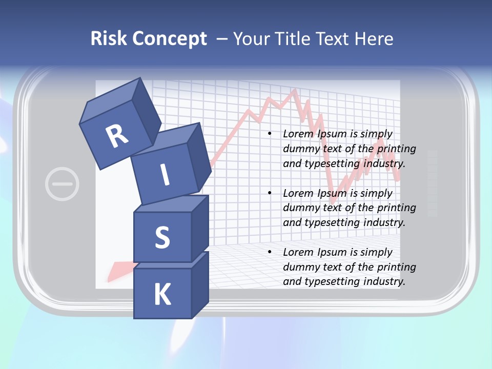 Decay Arrow Falling PowerPoint Template