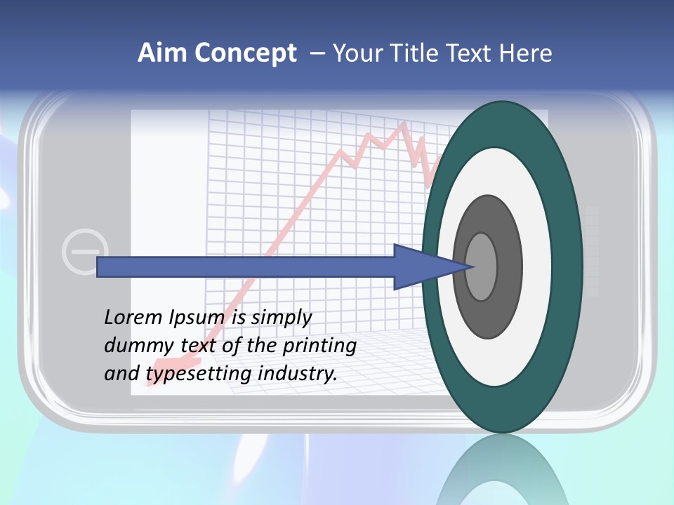 Decay Arrow Falling PowerPoint Template