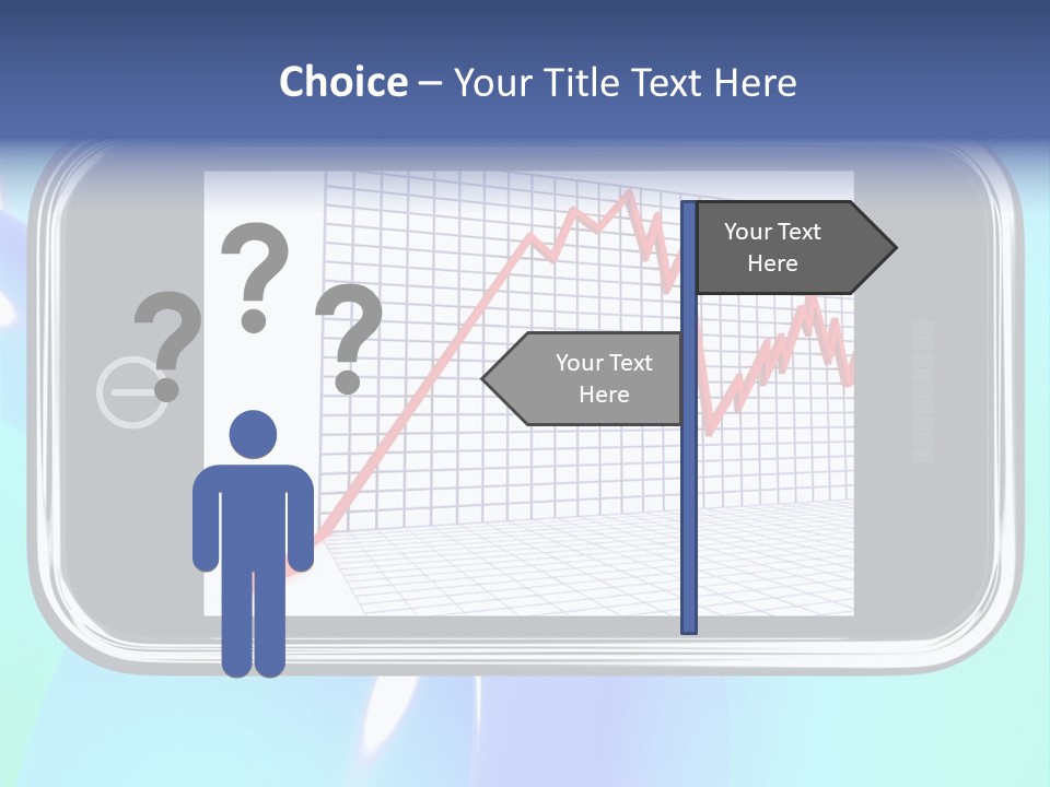 Decay Arrow Falling PowerPoint Template