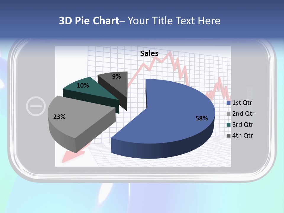 Decay Arrow Falling PowerPoint Template