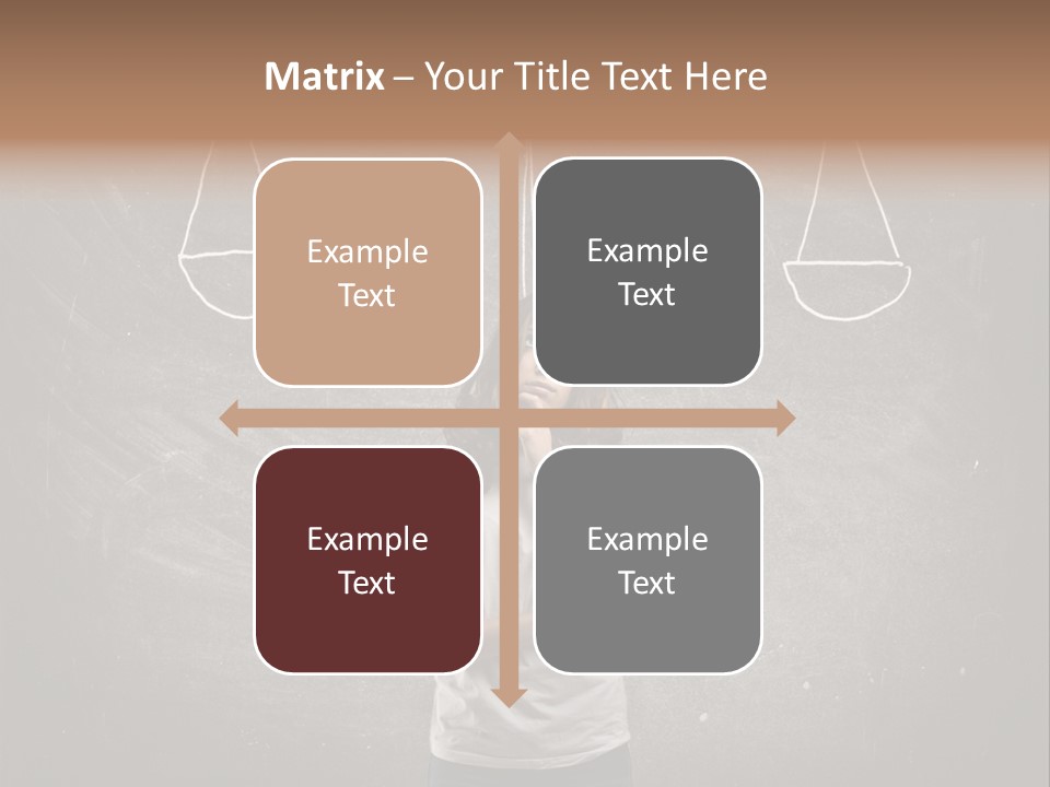 Draw Teen Girl PowerPoint Template