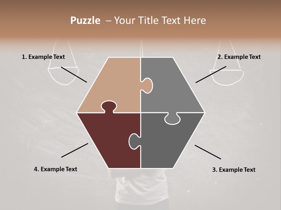 Draw Teen Girl PowerPoint Template