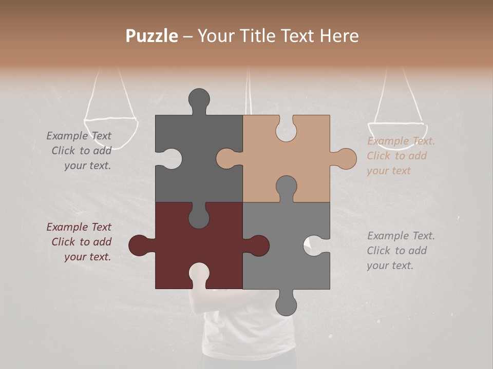 Draw Teen Girl PowerPoint Template