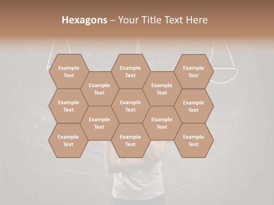 Draw Teen Girl PowerPoint Template