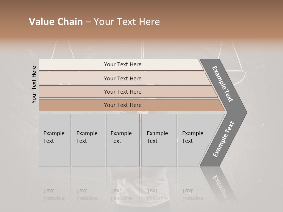 Draw Teen Girl PowerPoint Template