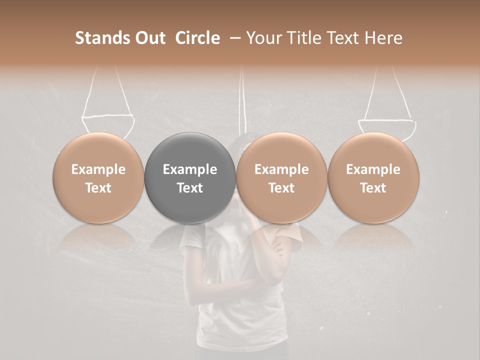 Draw Teen Girl PowerPoint Template