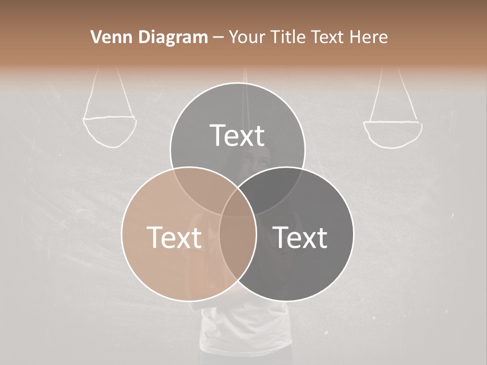 Draw Teen Girl PowerPoint Template