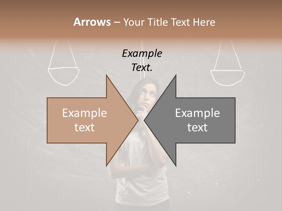 Draw Teen Girl PowerPoint Template