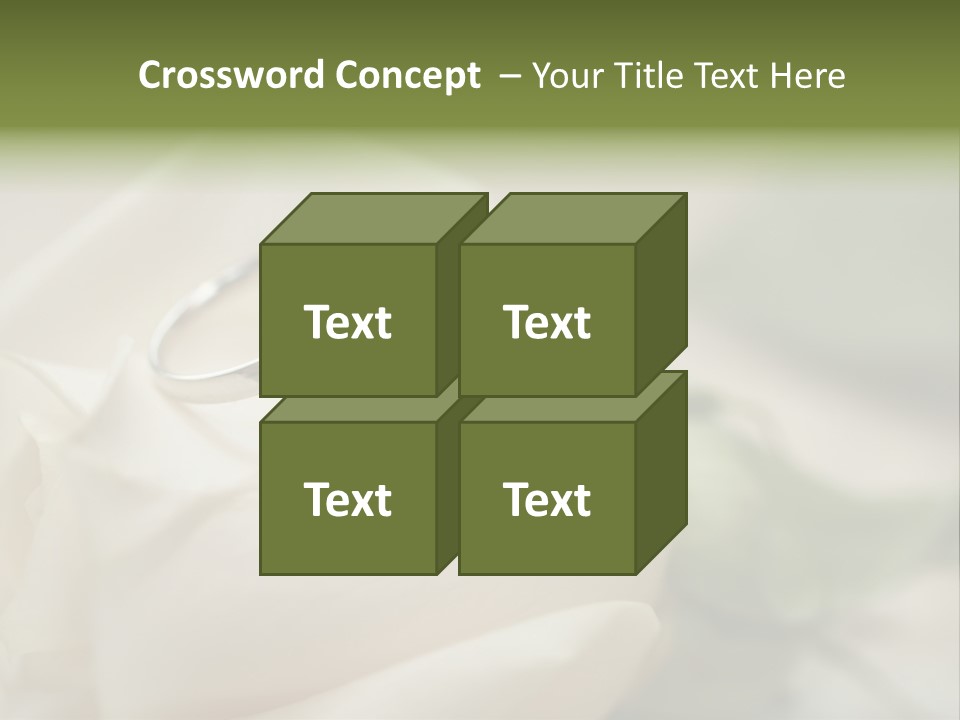 Rose Round Fingers PowerPoint Template