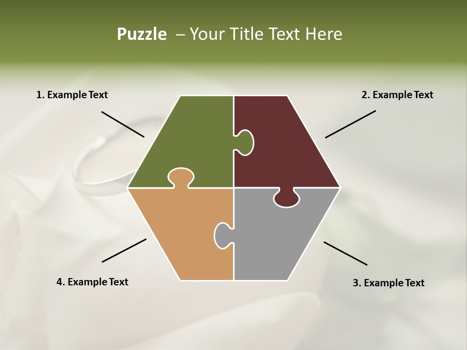 Rose Round Fingers PowerPoint Template