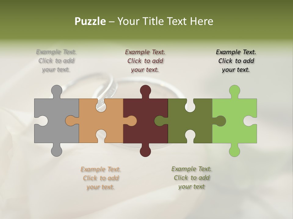 Rose Round Fingers PowerPoint Template