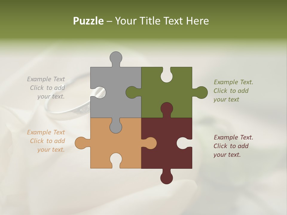 Rose Round Fingers PowerPoint Template