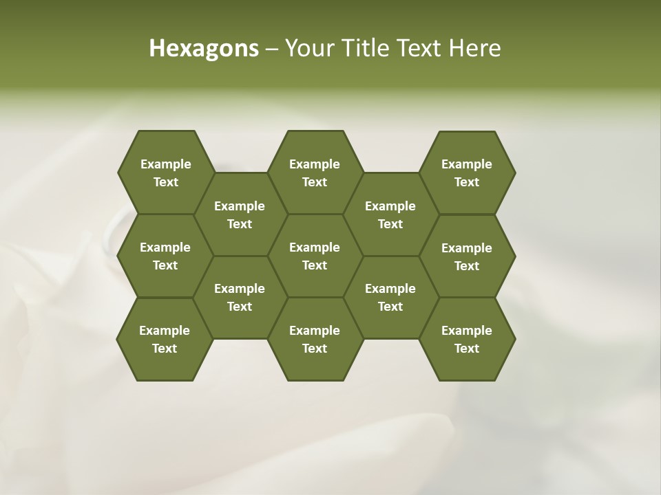 Rose Round Fingers PowerPoint Template