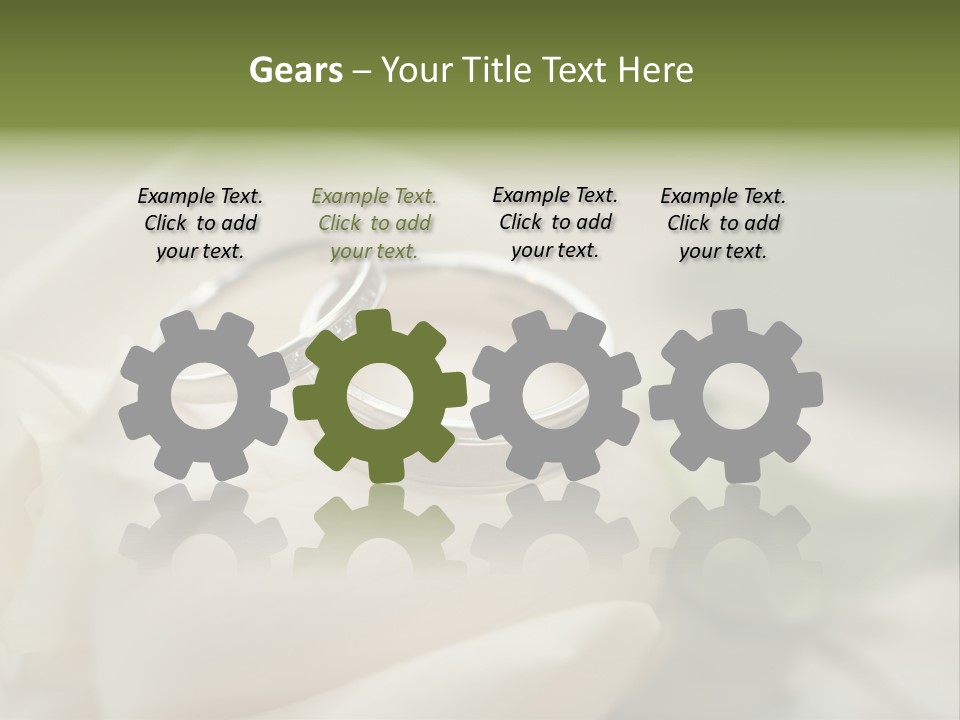 Rose Round Fingers PowerPoint Template