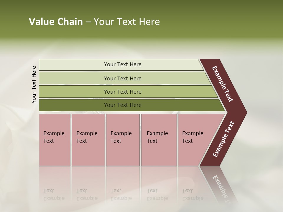 Rose Round Fingers PowerPoint Template