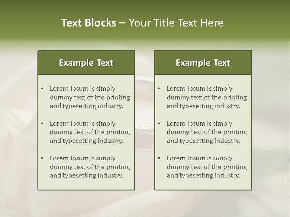 Rose Round Fingers PowerPoint Template