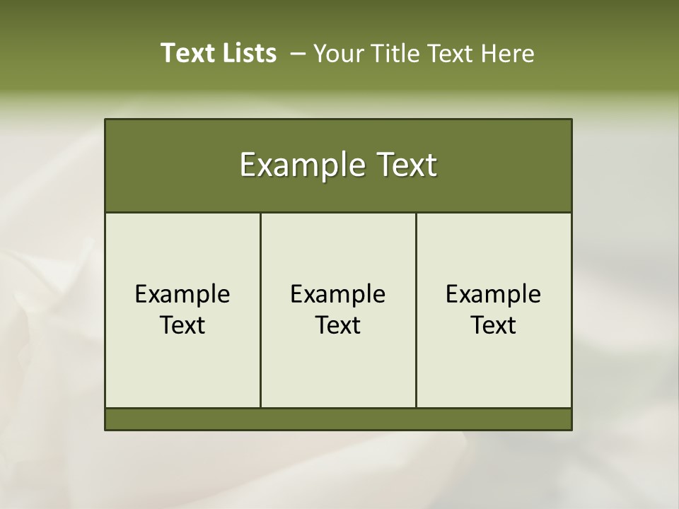 Rose Round Fingers PowerPoint Template